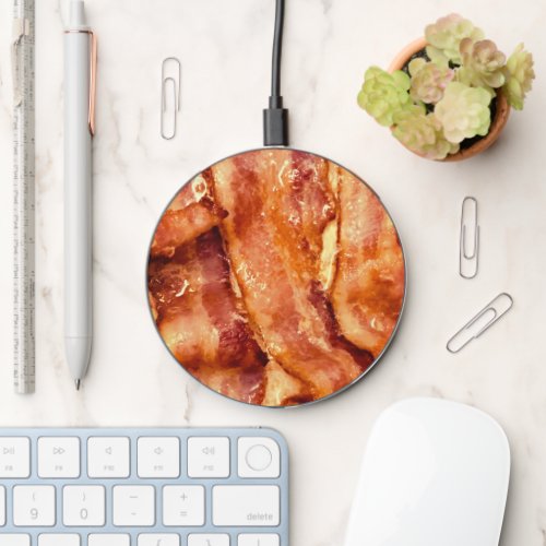 Yum Bacon Funny Wireless Charger