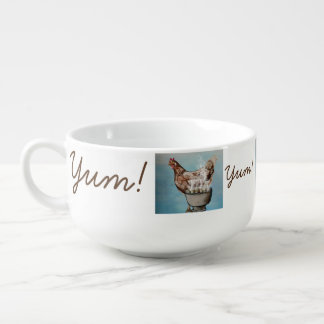 yum chicken soup soup mug