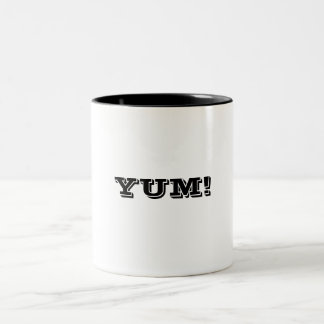 YUM! Two-Tone COFFEE MUG