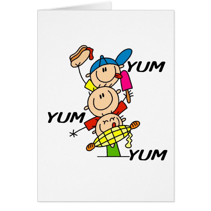 Yum Yum Summer Greeting Cards