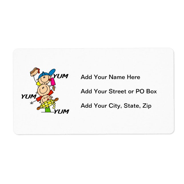 Yum Yum Summer Label (Front)