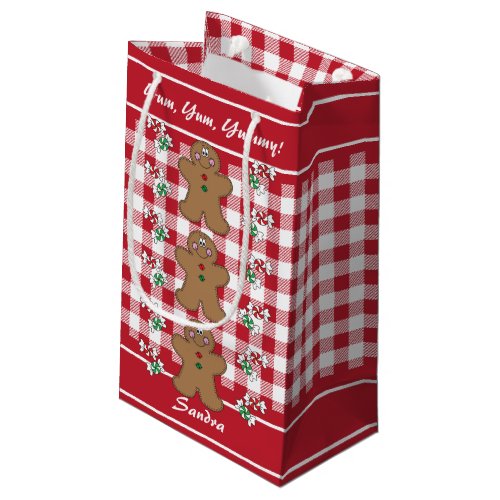 Yum Yum Yummy Gingerbread Small Gift Bag