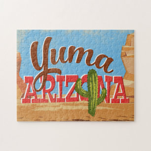 Yuma Arizona Jigsaw Puzzle Desert Vintage Travel