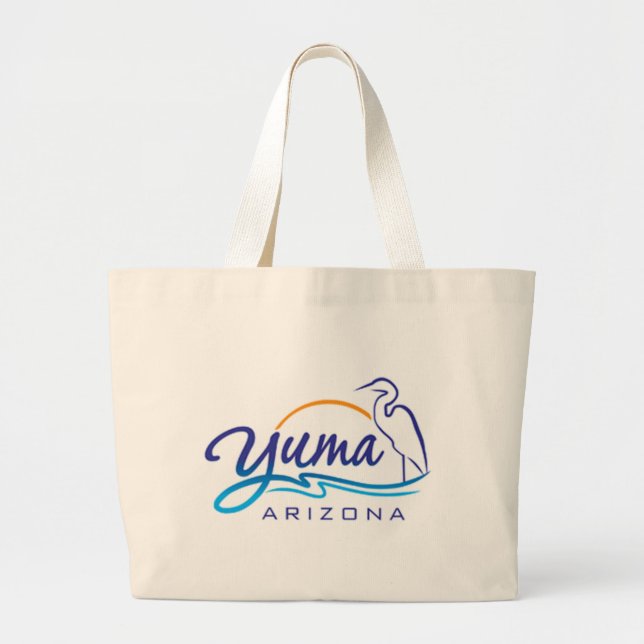 Yuma, Arizona Large Tote Bag (Front)