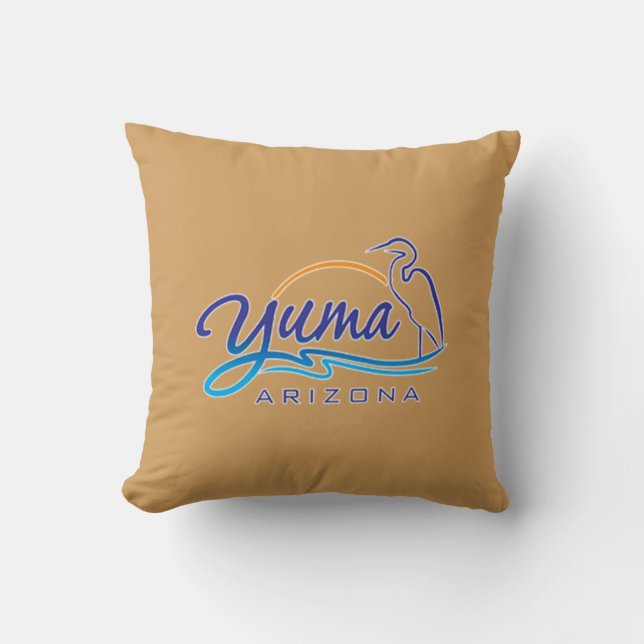 Yuma, Arizona Throw Pillow (Front)