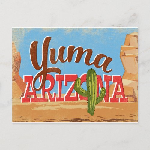 Yuma Arizona Vintage Travel Postcard