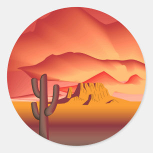 YUMA, ETC CLASSIC ROUND STICKER