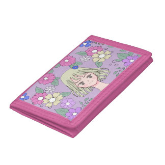 “Yume no Hana” notebook Tri-fold Wallet