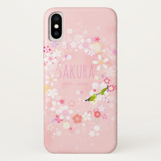 Yumekawaii cherry blossoms phone case (Back)