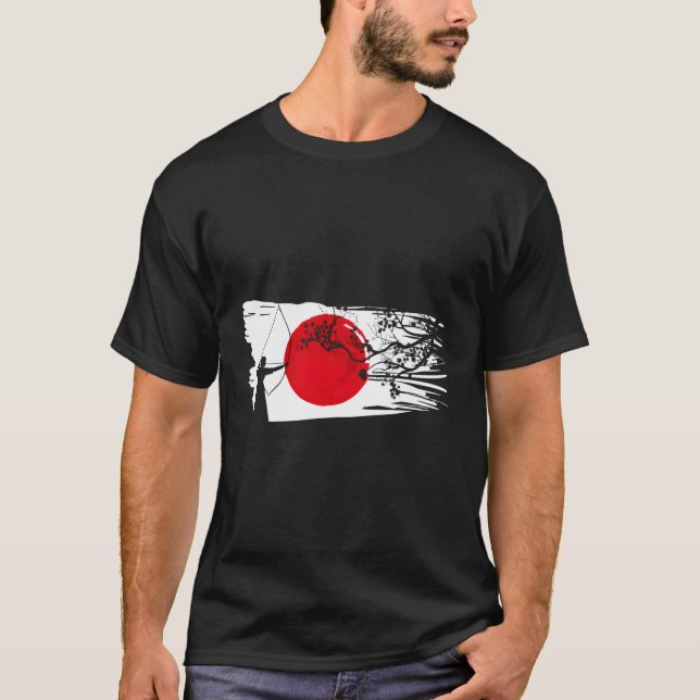 Yumi Bow Kyudo Japanese Archery T-Shirt (Front)