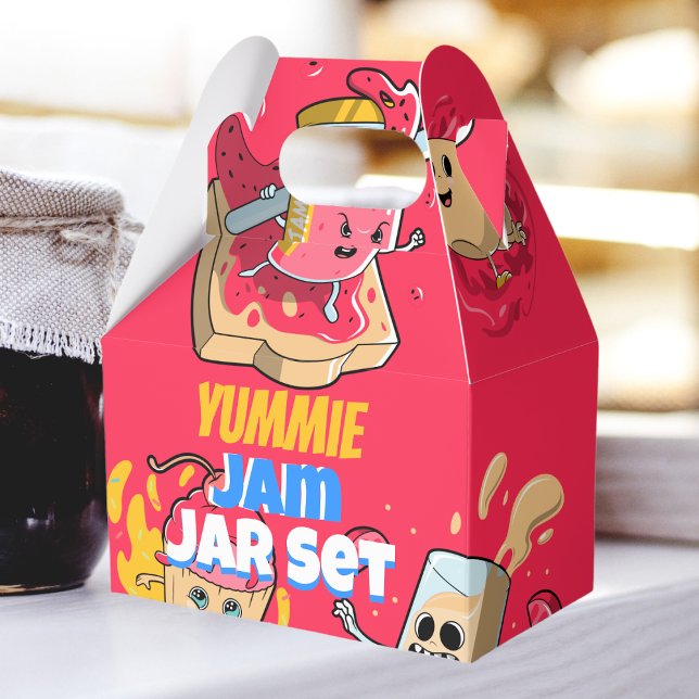 Yummie Jam Jar Set Favor Boxes (Creator Uploaded)