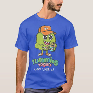 Yummies Yogurt-frozen yogurt, boba teas-dark color T-Shirt