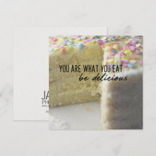 YUMMY 5.25 x 5.25 card