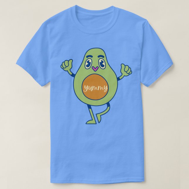 Yummy Avocado T-Shirt (Design Front)