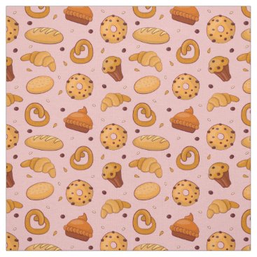 yummy baked goodies fabric