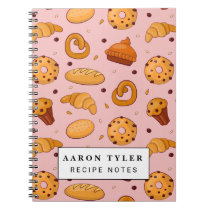 yummy baked goodies notebook