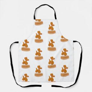 Yummy Balloon Hot Dog Funny Cartoon  Apron
