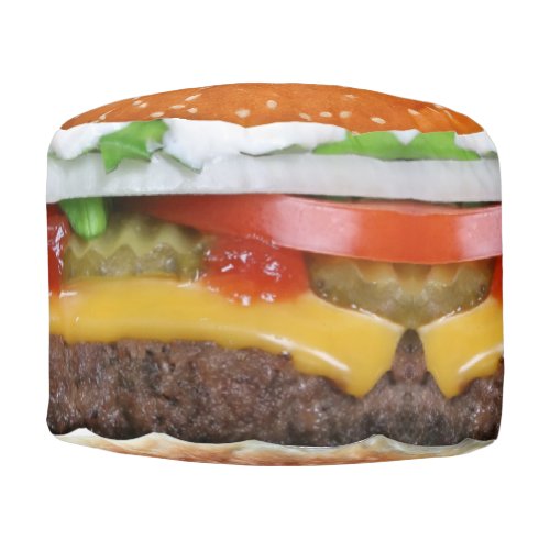 Yummy Burger Pouf