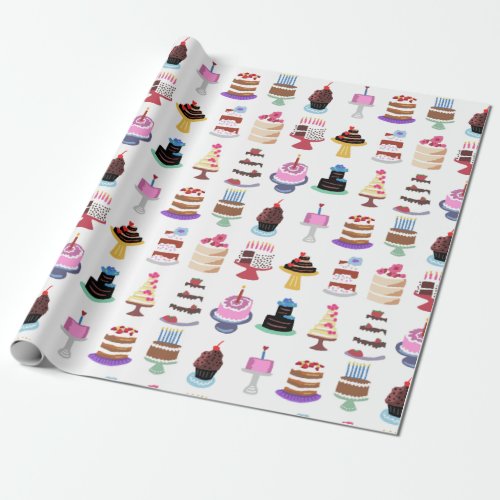 Yummy Cakes Wrapping Paper