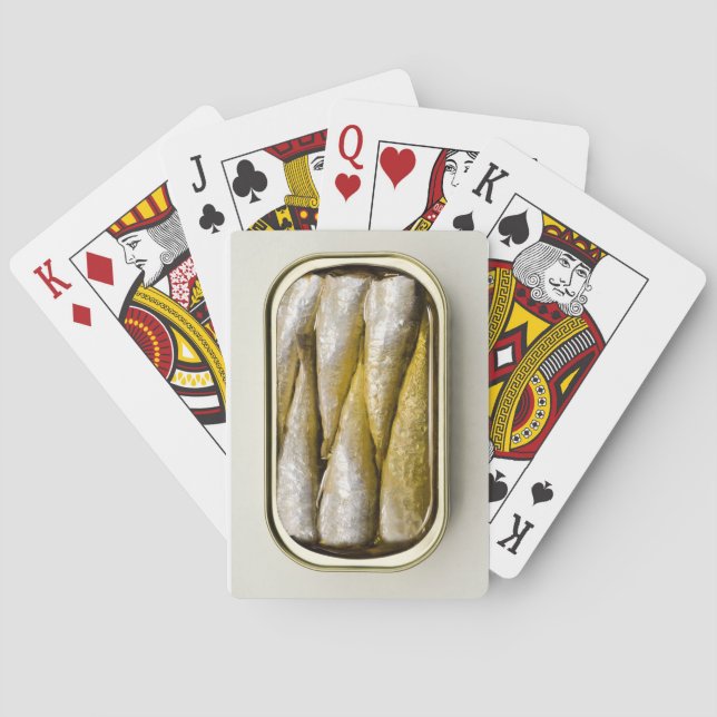 Yummy Canned Sardines Poker Cards (Back)