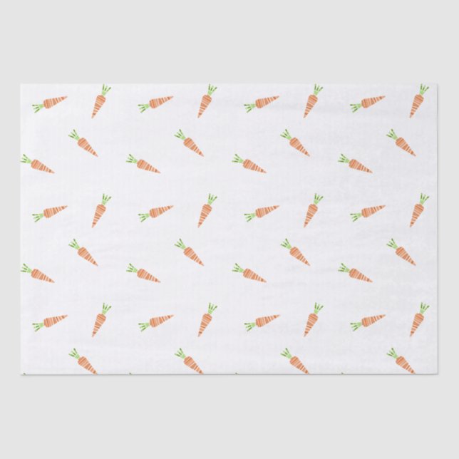 Yummy Carrots Easter Tissue Paper (Front)
