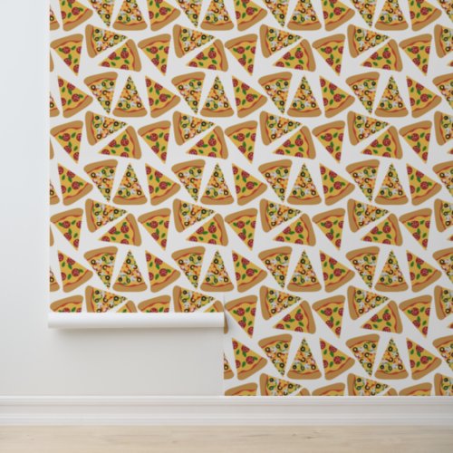 Yummy Cheesy Pizza Slices Wallpaper