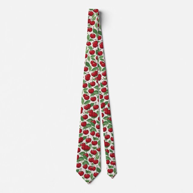 Yummy Cherries Neck Tie (Front)