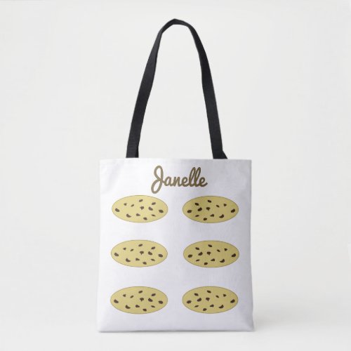 Yummy Chocolate Chip Cookie Tote Bag
