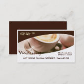 Yummy Coffee Business Cards (Front/Back)