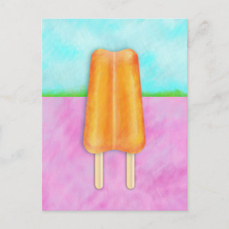 Yummy-Cool Popsicle Landscape Postcard
