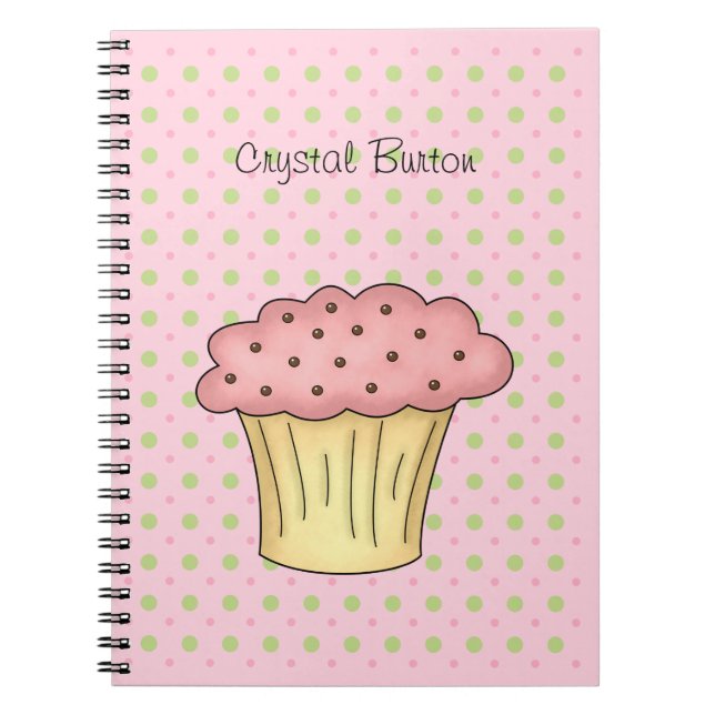 Yummy Cup Cake Notebook (Front)
