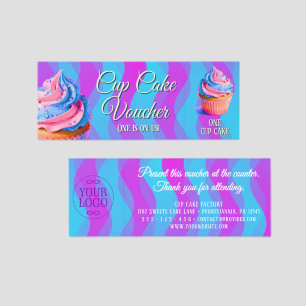 Yummy Cup Cake of many colors 2 Raffle Tickets