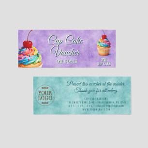 Yummy Cup Cake of many colors 3 Raffle Tickets