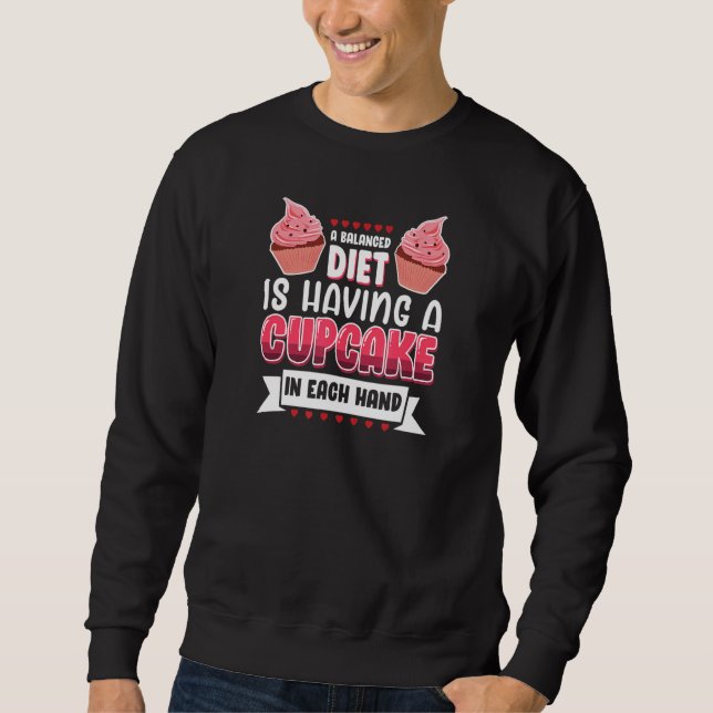 Yummy Cupcake Favorite Dessert Sweets Baking Pastr Sweatshirt (Front)