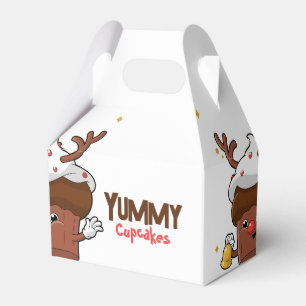 Yummy Cupcakes Favor Boxes