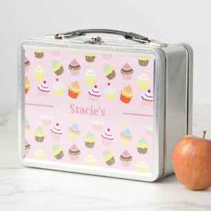 Yummy Cupcakes Metal Lunch Box