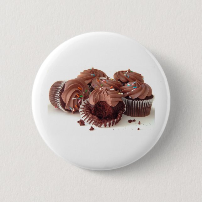 YUMMY CUPCAKES PINBACK BUTTON (Front)