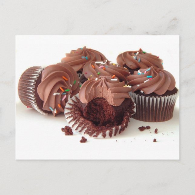 YUMMY CUPCAKES POSTCARD (Front)