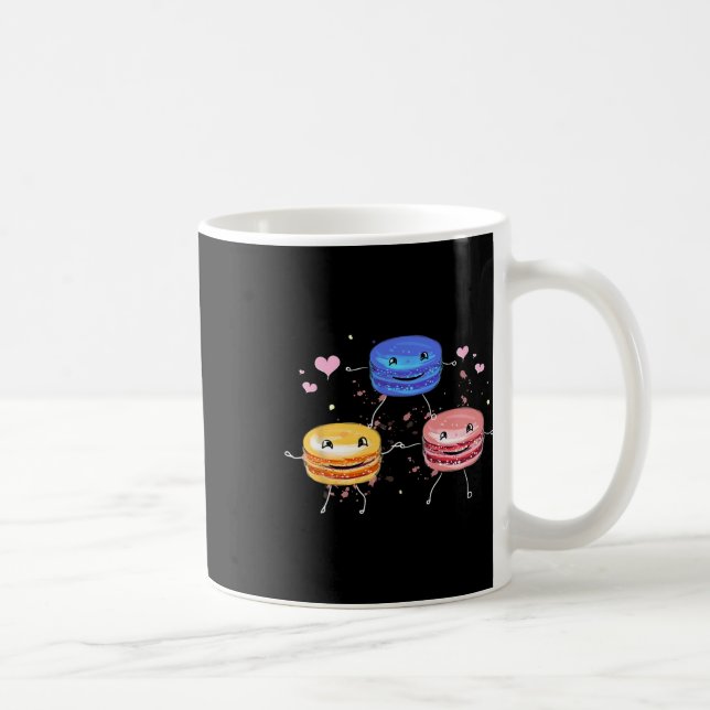 Yummy Cute Cheerleading Macaroon Gift  Coffee Mug (Right)