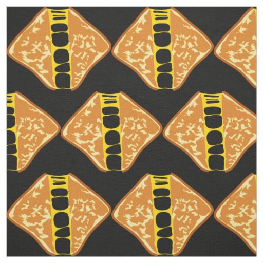 Yummy Delicious Gooey Grilled Cheese Fabric