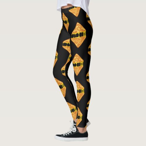Yummy Delicious Gooey Grilled Cheese Leggings