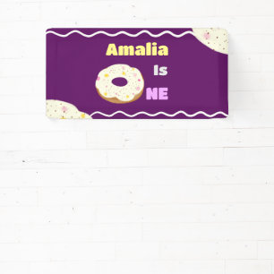 Yummy donut banner