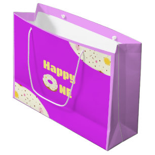 Yummy donut large gift bag
