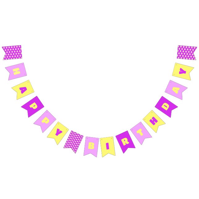 Yummy donuts bunting flags (All)