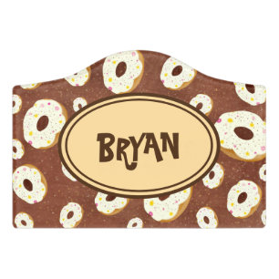 Yummy donuts door sign