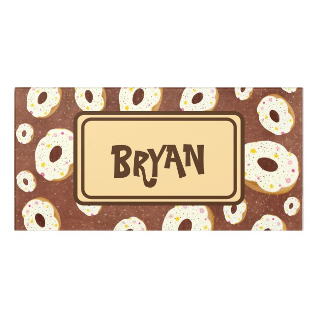 Yummy donuts door sign (Classic Front)