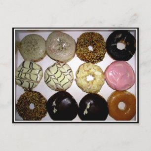 YUMMY DONUTS POSTCARD