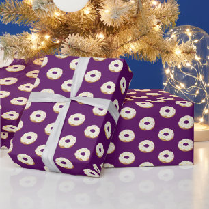 Yummy donuts wrapping paper