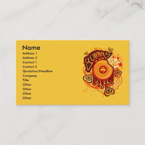 Yummy_Doughnut Business Card