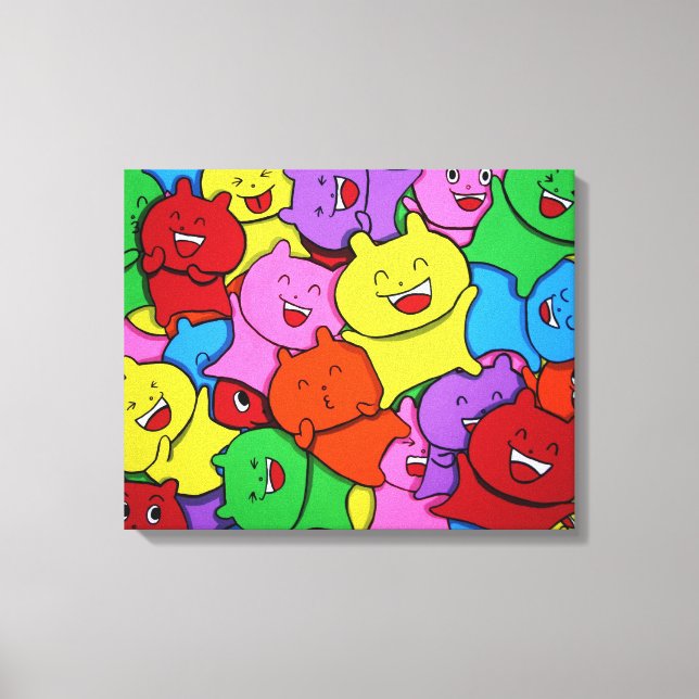 Yummy Everywhere on canvas Print (Front)